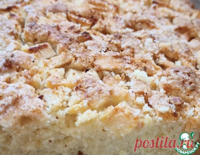 Безглютеновый пирог с творогом и яблоками – кулинарный рецепт