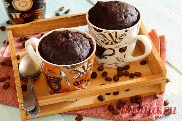 Кекс в кружке с растворимым кофе рецепт с фото - 1000.menu