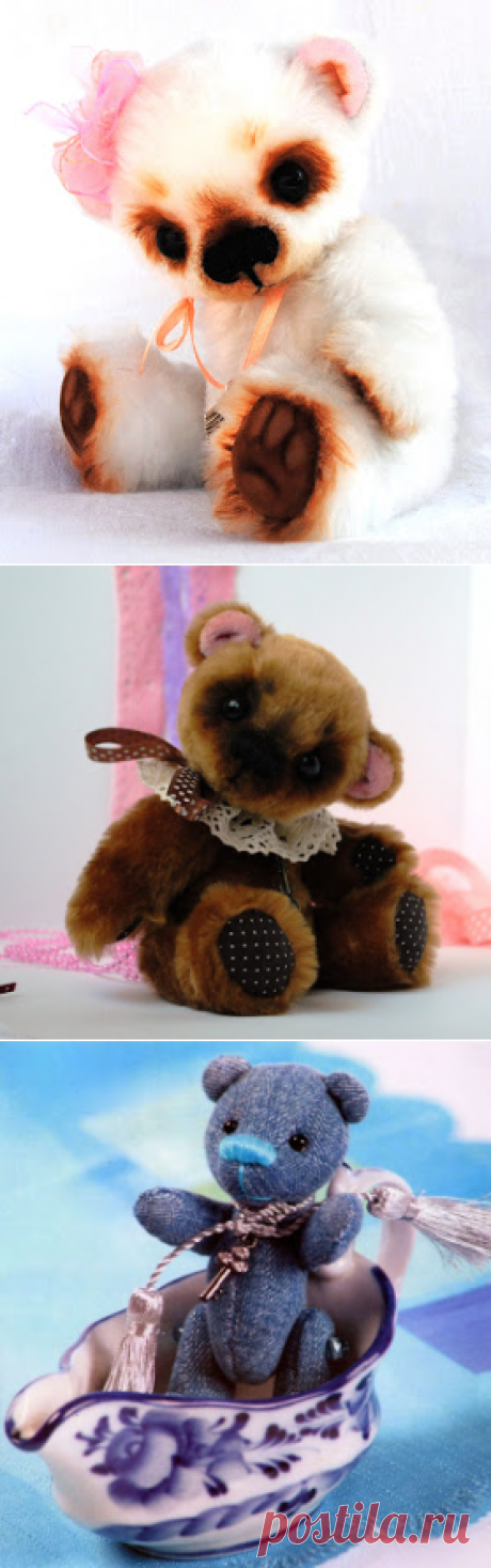 CROCHETORIUM. Вязаные игрушки.: Мишки Тедди. Выкройки.