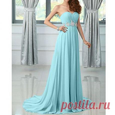 Женская Элегантный длинный хвост Chiffion платье - RUB p. 2 827,42