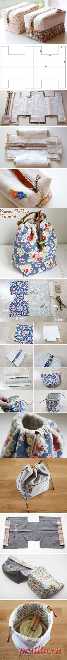 (34) How to make cute block zipper pouch / handbag. DIY photo tutorial and template pattern. http://www.handmadiya.com/2015/11/block-zipper-pouch-tutori…