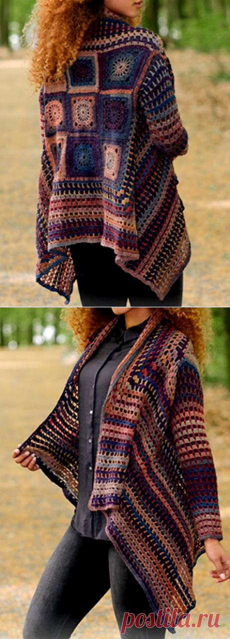 Ирландское вязание &amp;: CROCHET JACKET.