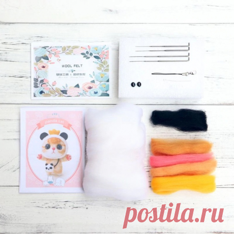 Набор для фелтинга
В набор для создания этого замечательного котенка входит шерсть и игла для валяния
==========================
https://s.click.aliexpress.com/e/4xdPFbpe?product_id=..