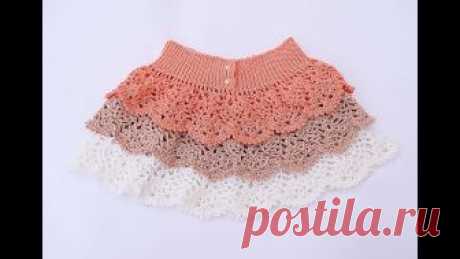 Crochet ruffle skirt My instagram