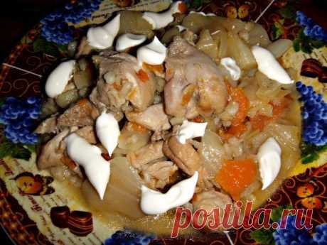 Тушеная капуста с курицей и перловкой - iPlaza
