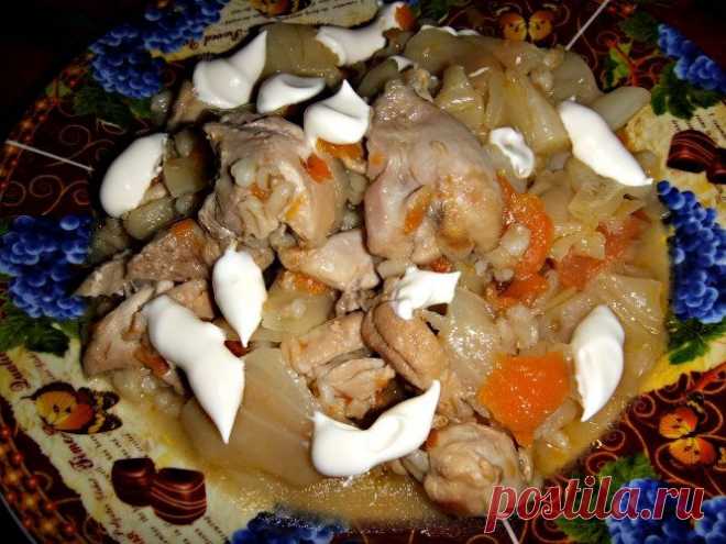 Тушеная капуста с курицей и перловкой - iPlaza