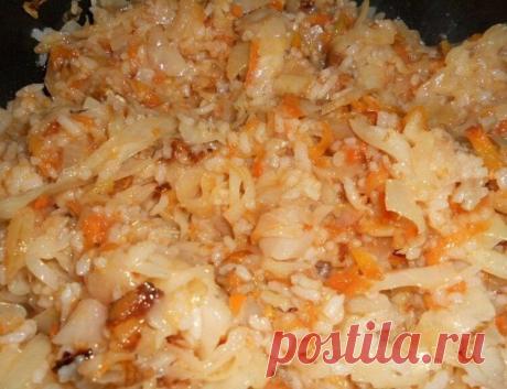 На ужин готовлю обычную капусту с рисом и специями | Кулинария.от простого к сложному | Пульс Mail.ru