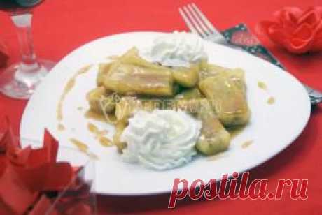 ЖАРЕНЫЕ БАНАНЫ В КАРАМЕЛИ - SARCHIK.RU Всё для вас и Вашей семьи (женский журнал)
Ингредиенты:
2 банана