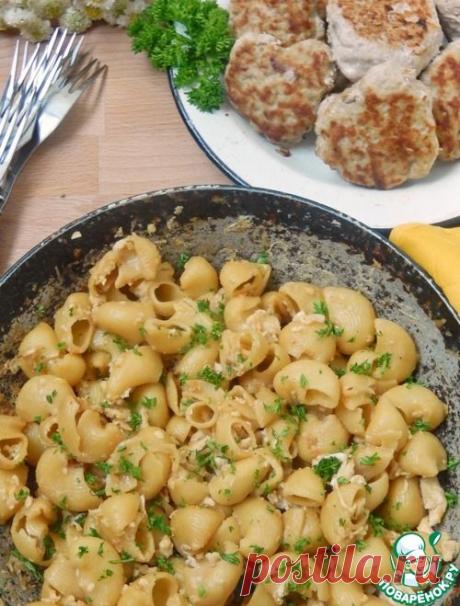 Горячая сковорода с рожками - кулинарный рецепт