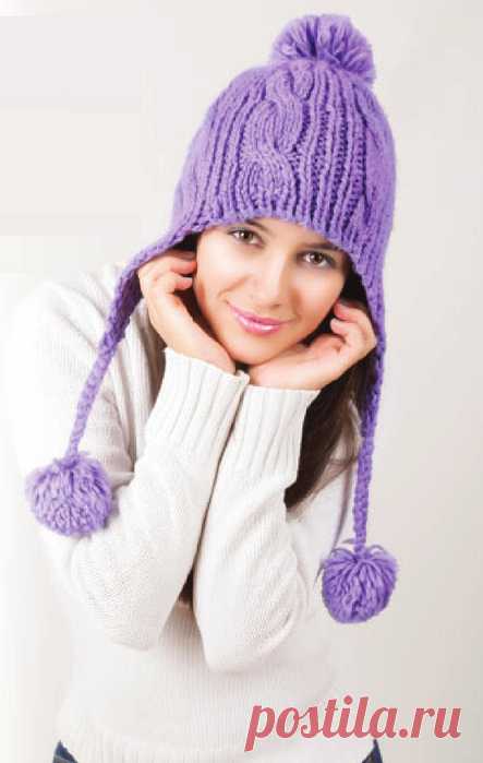 Вязаные головные уборы ... большая подборка