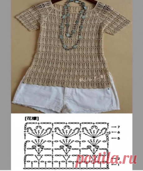 Узор для летней кофточки