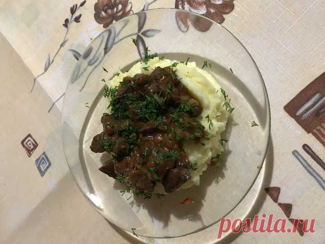 Говядина в соусе демиглас с картофелем рецепт