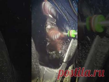 Полировка глубокой царапины, машинкой VARIS