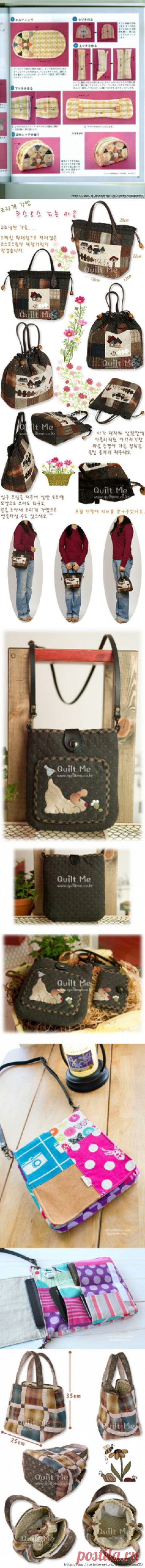 Лоскутное - Подборка идей сумок из Интернета 83!!!