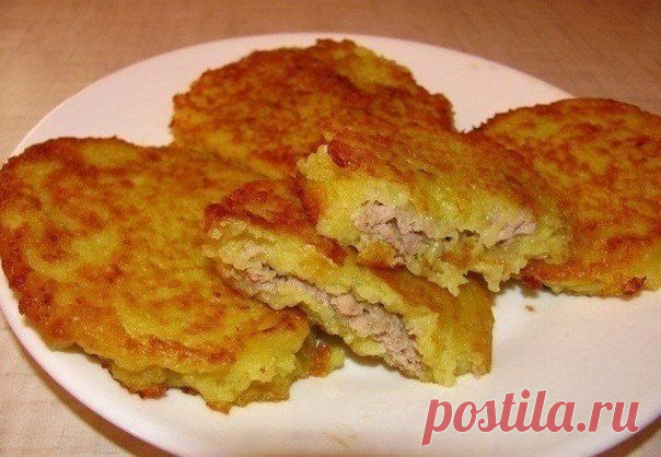 Деруны с мясом - рецепт и способ приготовления, ингридиенты | sloosh