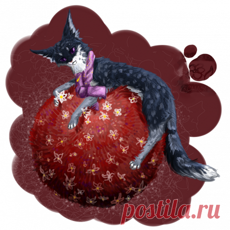 cat Bilberry. Trade by Romashik-arts on DeviantArt