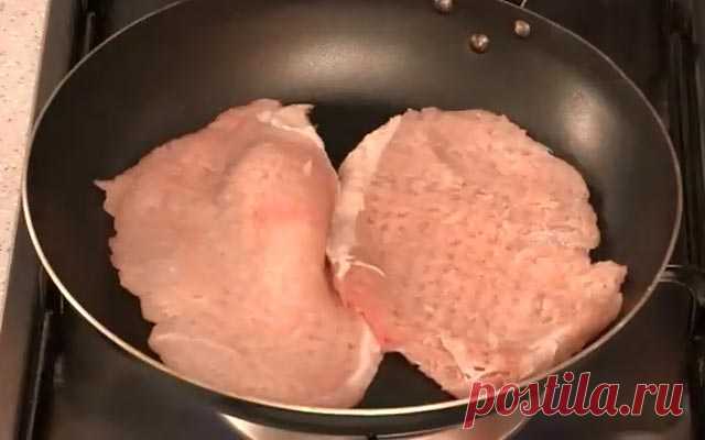 Как пожарить мясо без масла