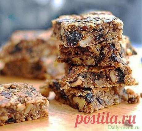 Овсяный десерт с орехами и черносливом - Рецепты пользователя Олеся Тимофеева - Daily-menu.ru