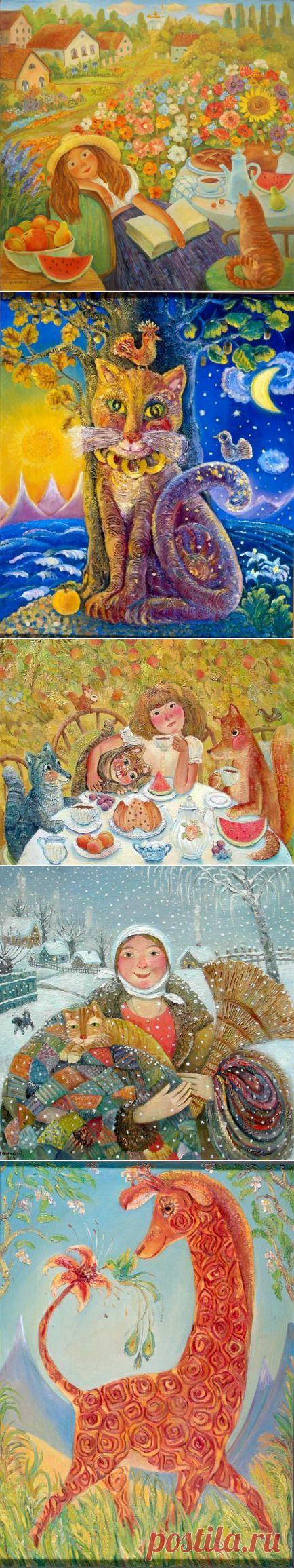 Добрые иллюстрации Ольги Величко..