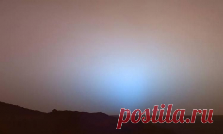 Curiosity заснял видео заката Солнца на Марсе