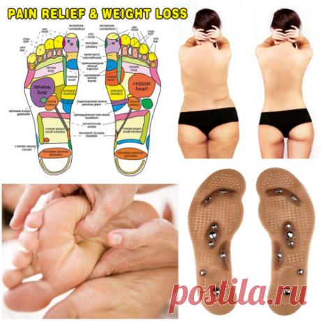 MindInSole Акупрессура магнитные массаж ног терапия рефлексотерапия боли купить на AliExpress