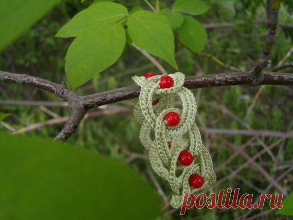 Вязаные украшения с кораллами (Первая работа в этом жанре) / Вязание крючком. Ваши работы / PassionForum - мастер-классы по рукоделию