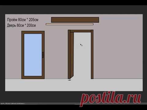 Расчёт двери купе