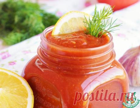 Томатный соус с лимоном для пикника – кулинарный рецепт
