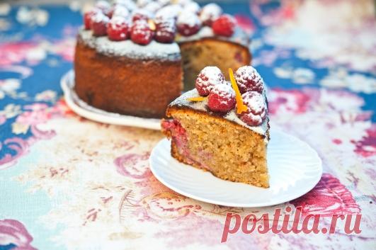 Пирог с белым шоколадом и малиной / Torta di cioccolato bianco e lamponi | Элла Мартино Рецепты Кулинарные туры Итальянская кухня