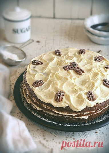 Американский морковный торт с маком и орехами пекан - — ЖЖ