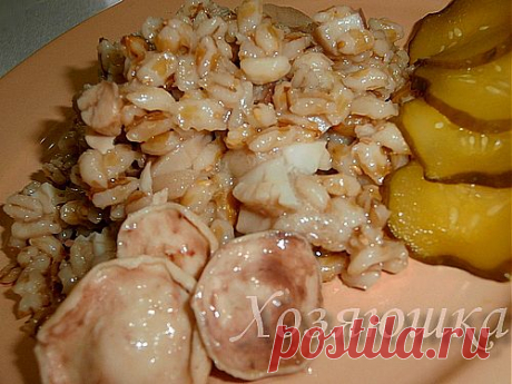 Хозяюшка. Кушать подано! - Перловка с грибами