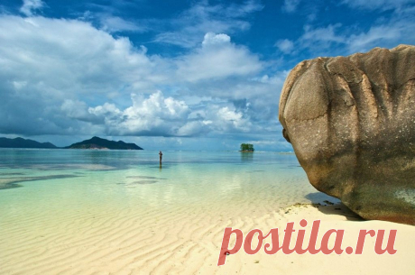 Пляж-герой открыток и туристических брошюр