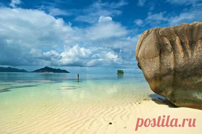 Пляж-герой открыток и туристических брошюр