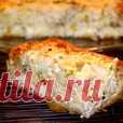 Греческий деревенский пирог с курицей Кулинарный рецепт