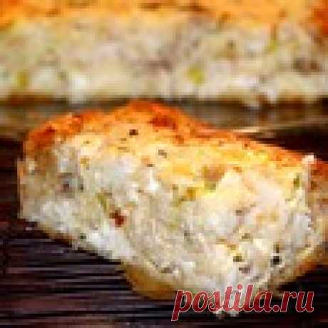 Греческий деревенский пирог с курицей Кулинарный рецепт