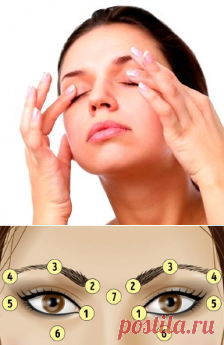 Массаж глаз улучшает зрение, как правильно его делать