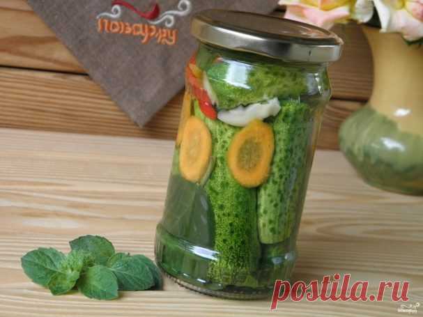 Огурчики на зиму с лимонной кислотой - пошаговый рецепт с фото
