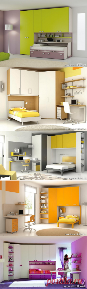 Camerette per bambini e ragazzi Moretti Compact - DIOTTI A&F Arredamenti