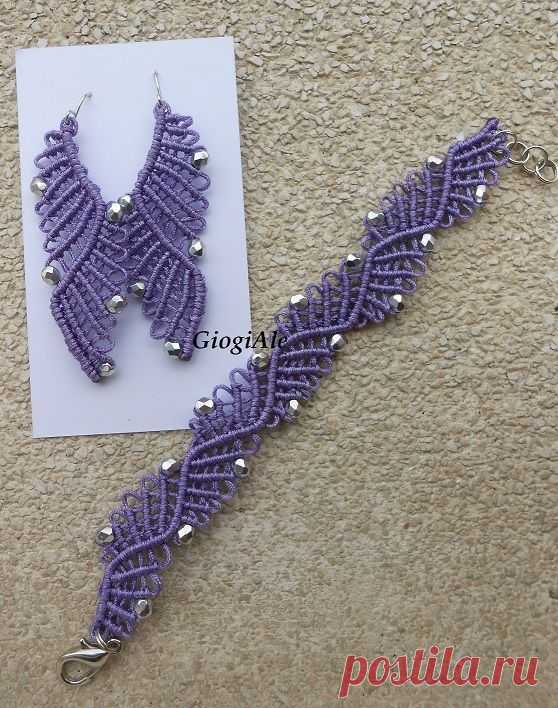 (11) Bracciali "Sonia" | Макраме