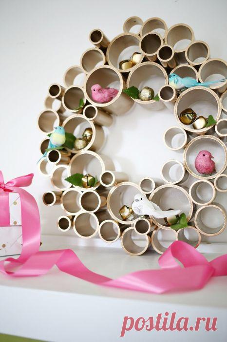 20 крутых интерьерных и хозяйственных поделок из ПВХ-труб, которые каждый сможет изготовить своими руками