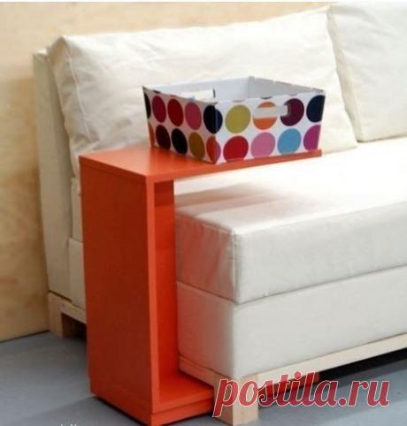 Нестандартный журнальный столик своими руками