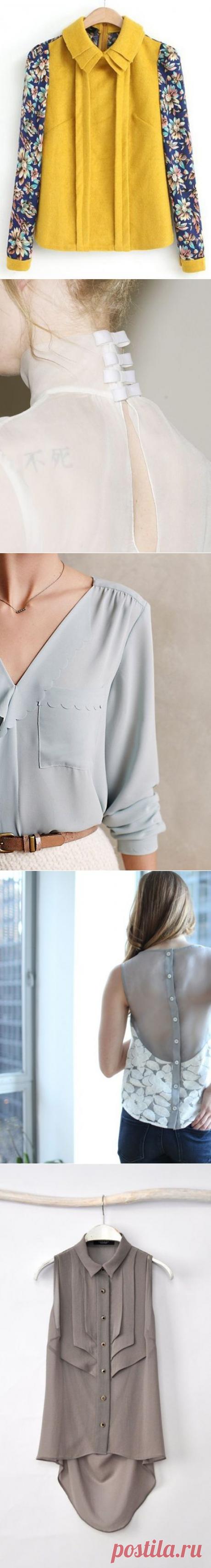 Детали в блузках (трафик) / Блузки / ВТОРАЯ УЛИЦА