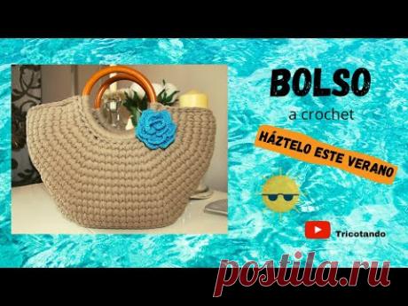 Capazo a crochet paso a paso