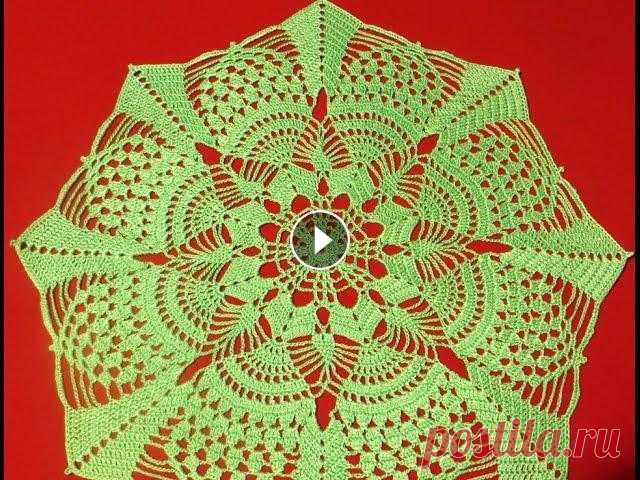 Салфетка крючком "Летняя"_Doily crochet Summer_Часть_1 #салфетка #салфеткакрючком #вязание В этом видео я предлагаю Вам связать вместе со мной небольшую ажурную салфету крючком, которую я назвала "Летняя". В ней всего 27 рядов, вяз...