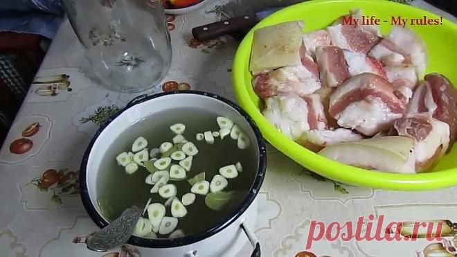 Солим Сало! Как солить сало в рассоле? Простой способ засолки сала!