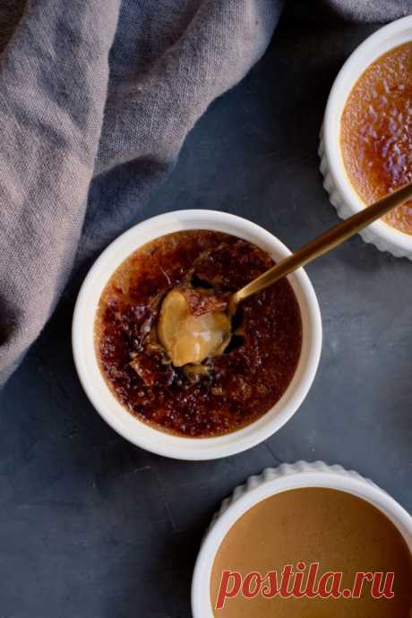 Крем-брюле со вкусом соленой карамели • Dolce Vita Blog