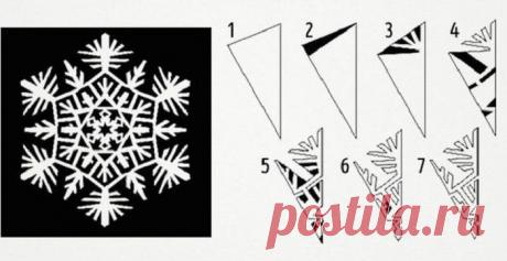 11 способов вырезать снежинки из бумаги / Домоседы
