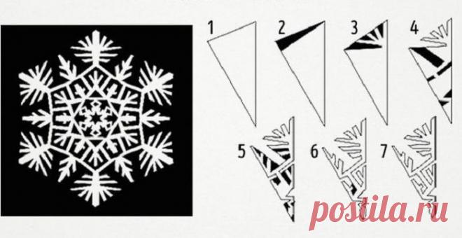 11 способов вырезать снежинки из бумаги / Домоседы