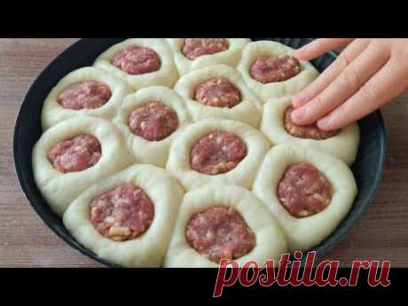 Боже как Вкусно! Привезла Рецепт из Италии! Мука, Кефир и немного фарша! ПИРОЖКИ ТЕПЕРЬ НЕ ДЕЛАЮ!