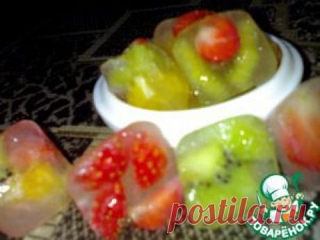 Фрукты во льду - кулинарный рецепт